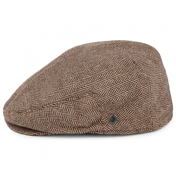 Snowdon Herringbone Flat Cap - Traclet