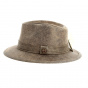 Elkhart Stetson leather traveller hat