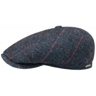 Brooklin Wool Blue Cap - Stetson