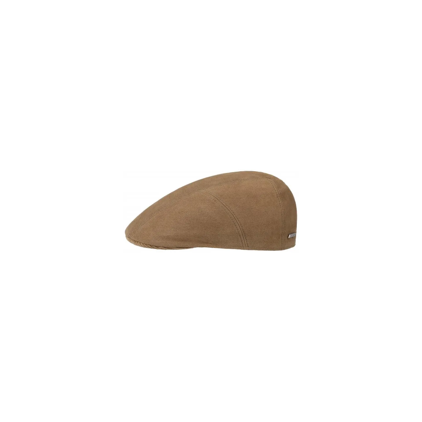 Brown Cotton Ivy Cap Flat Cap by Stetson