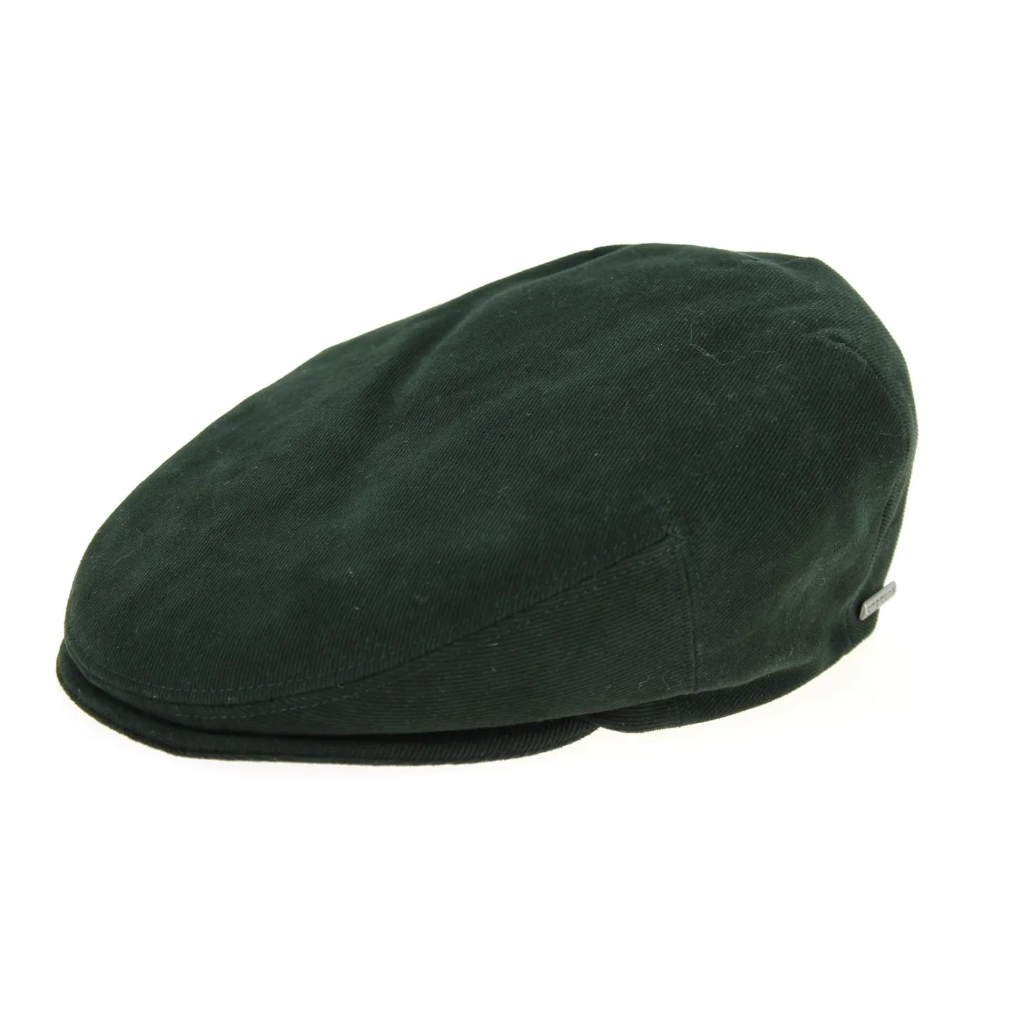 Dark Green Cotton Soft Kent Flat Cap - Stetson Reference: 10769 | Traclet Hat Shop