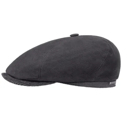 Brooklyn 6-panel cotton cap navy blue - Stetson