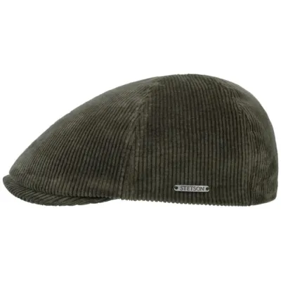 Khaki velvet duck bill cap - Stetson