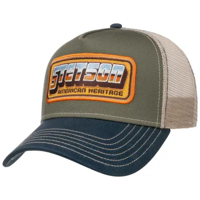 Casquette Trucker American Heritage Olive- Stetson