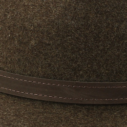Chapeau Traveller Nassau Feutre Laine Marron- Traclet