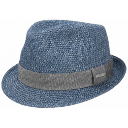 Chapeau Trilby Reidton Bleu Toyo - Stetson
