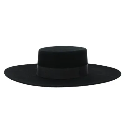 Chapeau Cordobes Sierra Feutre Laine Noir - Traclet