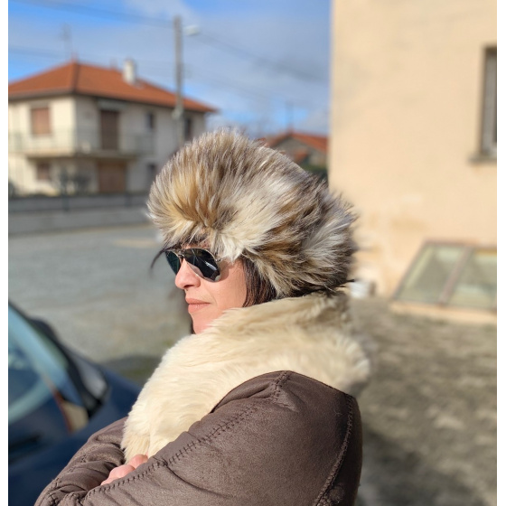 Cidalia Leather & Faux Fur Hat - Traclet