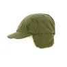 Reversible Khaki & Orange Earmuff Cap - Traclet