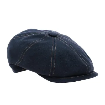 Hatteras Salvatore Cap Navy cotton - Traclet