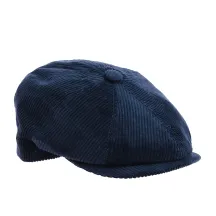 Hatteras Jerry Corduroy Cap Navy - Traclet