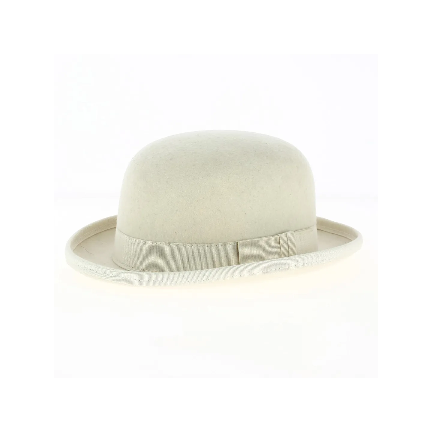 White Wool Felt Bowler Hat - Traclet Reference: 14373 | Traclet Hat Shop