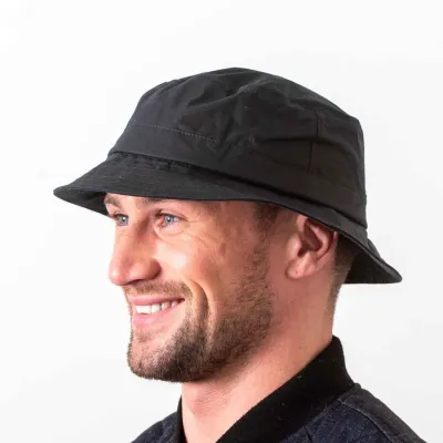 Bob Coton Huilé Imperméable Bleu marine - Hatman