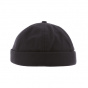 Docker Seal Cotton Cap Black - Herman