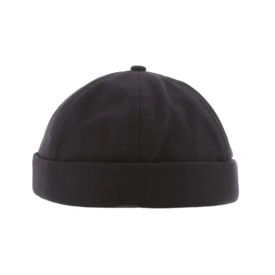 Docker Seal Cotton Cap Black - Herman