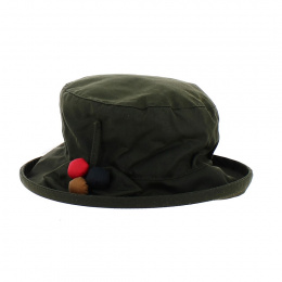 Hatman - Oiled Cotton Waterproof Khaki Hat