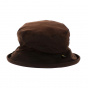 Hatman - Oiled Cotton Waterproof Brown Hat