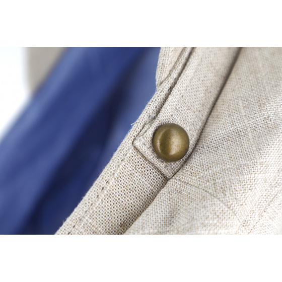 Casquette Marin Honfleur Coton & Lin Beige- Traclet