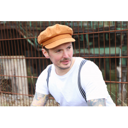 Cap Honfleur Cotton & Linen Cognac - Traclet