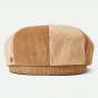 Gavroche Brood Baggy Velvet Cap Brown/Beige - Brixton