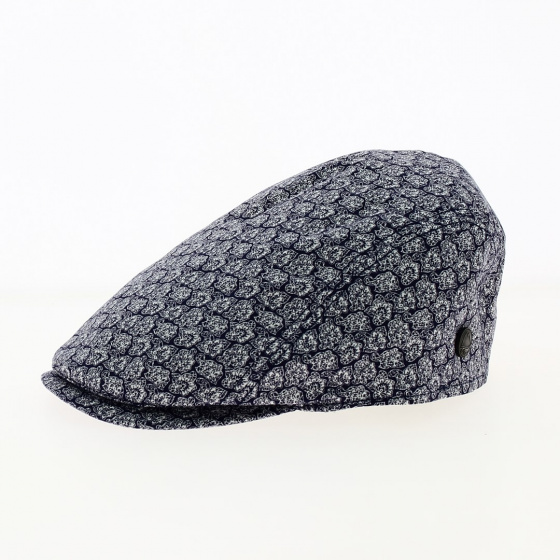 Casquette Plate Bang Motifs fleurs Bleu marine - Traclet Casquette Plate Bang Motifs fleurs Bleu marine - Traclet