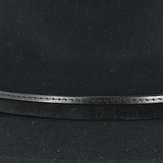 Chapeau Annecy Feutre Noir Imperméable - Traclet