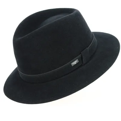 Chapeau Traveller Sportlux Feutre Poil Noir - Guerra