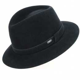 Traveller Sportlux Felt Hat Black Hair - Guerra