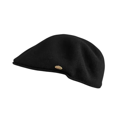 Pyrenees Teflon® Wool Beret Cap Black - Traclet Reference: 14468 | Traclet Hat Shop