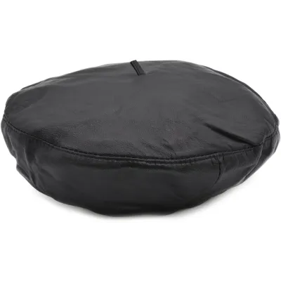 Béret Ajustable Furio Cuir Noir - Traclet