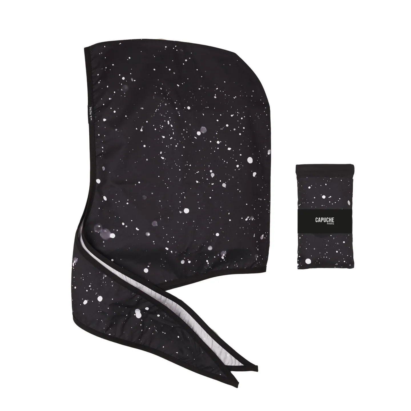 Black Stars Polyester Hood