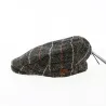 Flat cap with stripes Jacky Laine Camel - Traclet