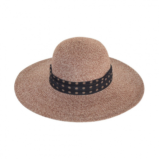 Monroe Poppy Monochrome Natural Fiber Wide Brim Hat Brown - House of Ord - Rigon Headwear Monroe Poppy Monochrome Natural Fiber Wide Brim Hat Brown - House of Ord - Rigon Headwear