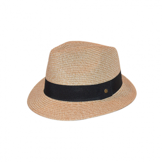 Beige Polyester Harley Trilby Hat - HOUSE OF ORD - CAPE TOWN