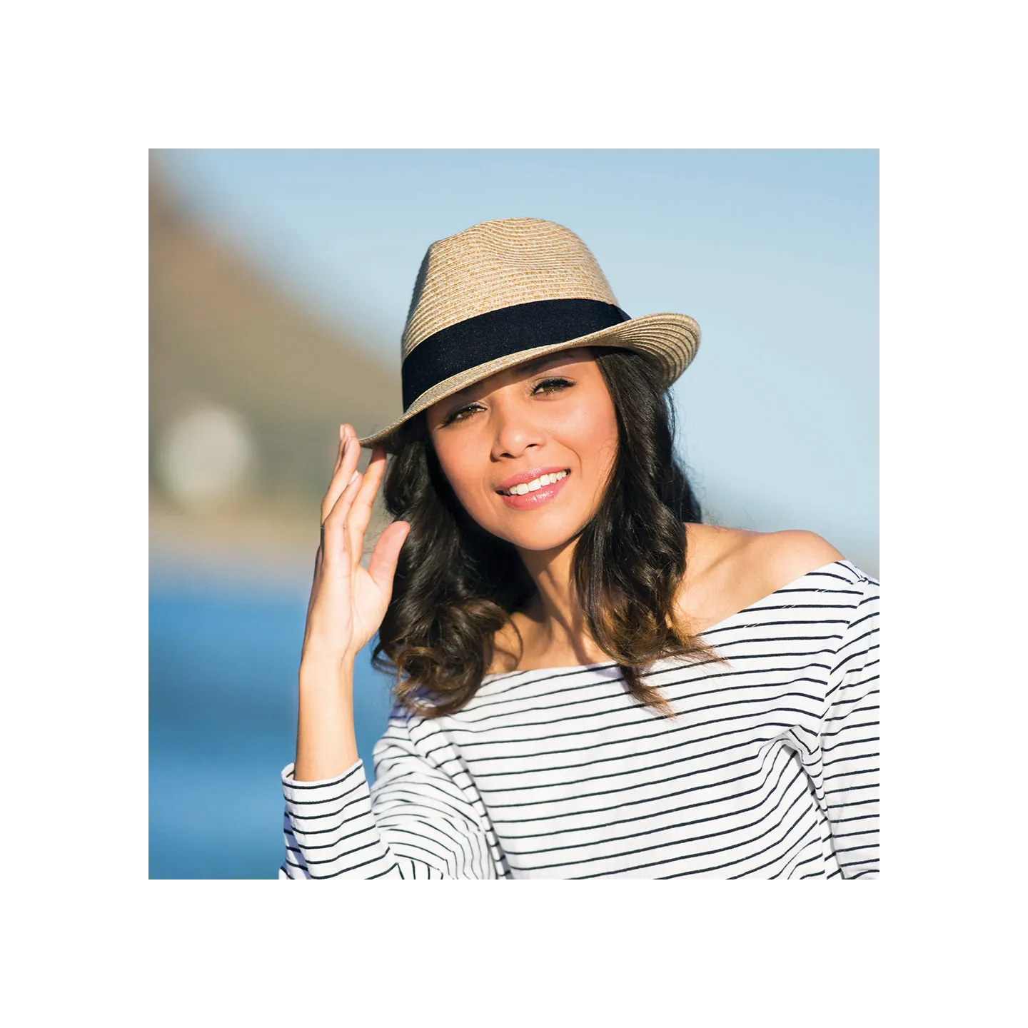 Chapeau Trilby Harley Polyester Beige - HOUSE OF ORD - CAPE TOWN