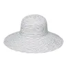 Capeline scrunchie Blanc a poids noir UPF 50+ - House Of Ord