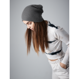 Bonnet Oversize Acrylique Noir - Beechfield