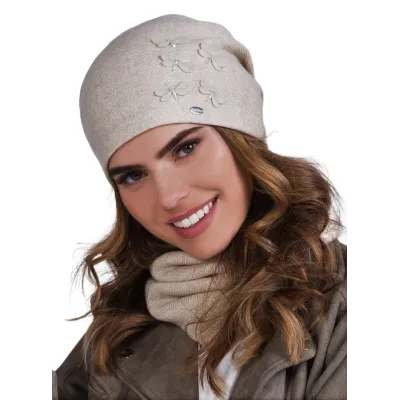 Bonnet Femme Elza Beige - Traclet  Reference : 14658| Chapellerie Traclet