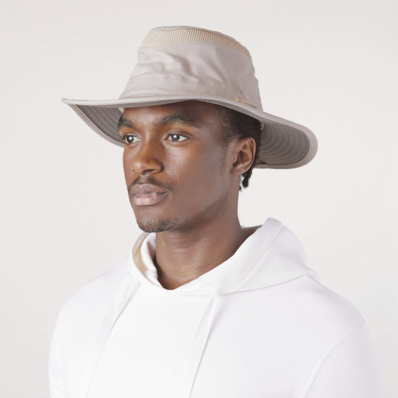 T4MO-Hikers Organic Cotton AIRFLO® Hat Beige