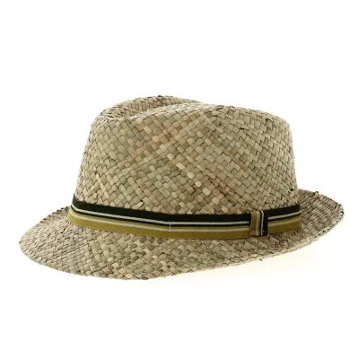 Chapeau Trilby Cyril Paille Naturelle - Traclet