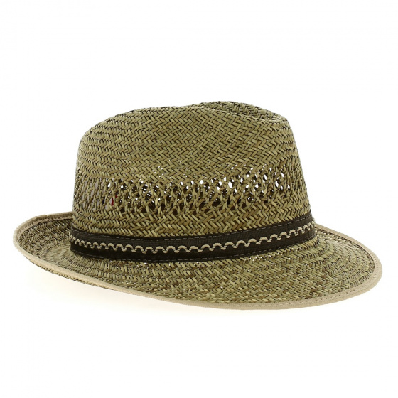 Trilby Denis Natural Straw Hat - Traclet Trilby Denis Natural Straw Hat - Traclet