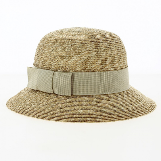 Chapeau cloche Aglaé Paille - Traclet