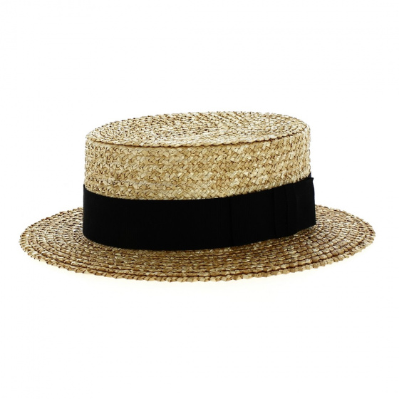 Canotier Maurice Paille Naturelle France - Traclet Canotier Maurice Paille Naturelle France - Traclet