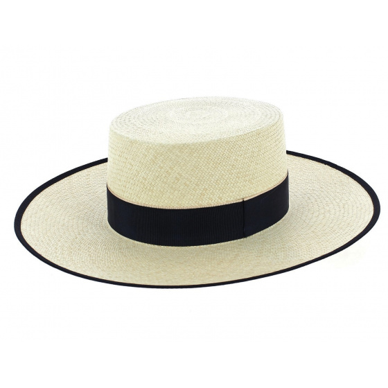 Chapeau Cordobes Panama Ruban Noir