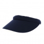 Sylvie Cotton Visor Cap Navy Blue - Traclet
