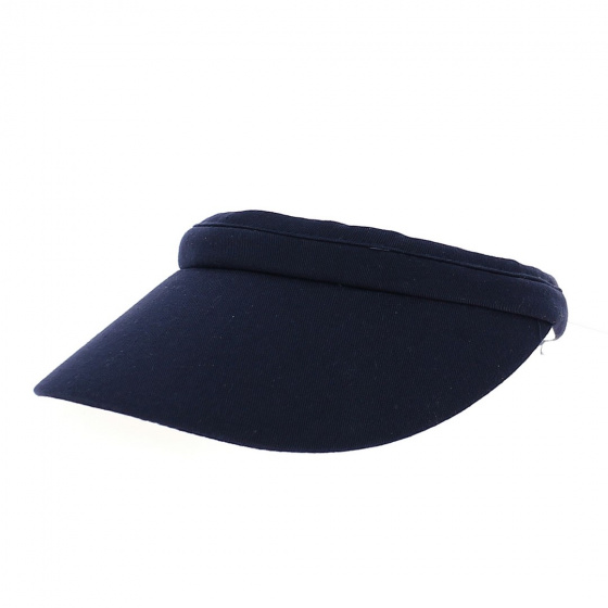 Casquette Visière Sylvie Coton Bleu Marine - Traclet Casquette Visière Sylvie Coton Bleu Marine - Traclet