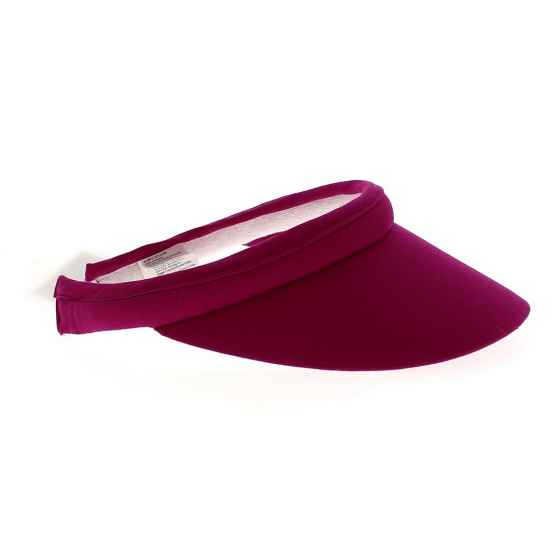Sylvie Cotton Visor Cap Pink Fushia - Traclet