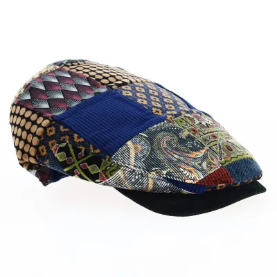 Casquette Plate Vintimille Patchwork Coton - Traclet