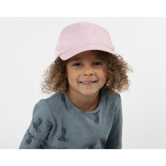 Kids' Flamingo Pink Cotton Cap - Barts