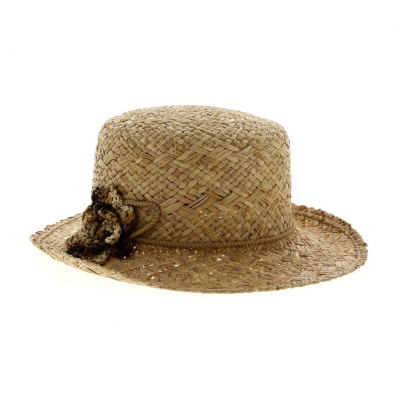 Chapeau Cloche Lydia Paille Naturelle - Traclet Chapeau Cloche Lydia Paille Naturelle - Traclet